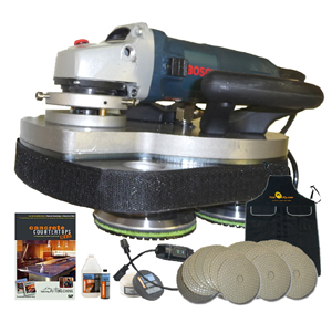 T-Rex Wet/Dry Polisher Package for Concrete Counter Tops T-Rex Wet/Dry Polisher Package for Concrete Counter Tops